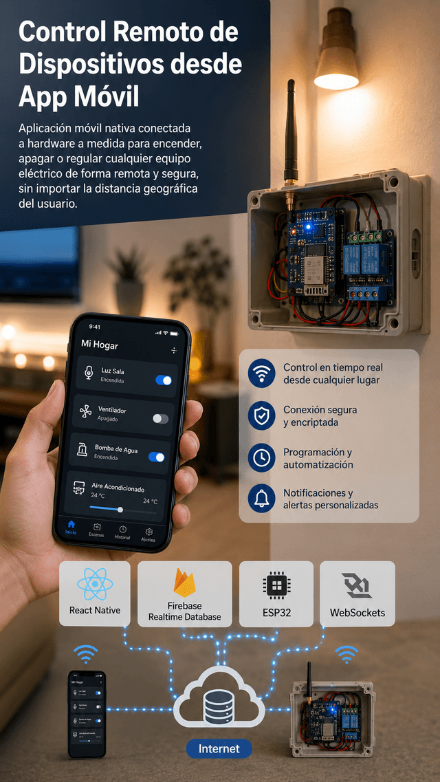 Control Remoto de Dispositivos desde App Móvil