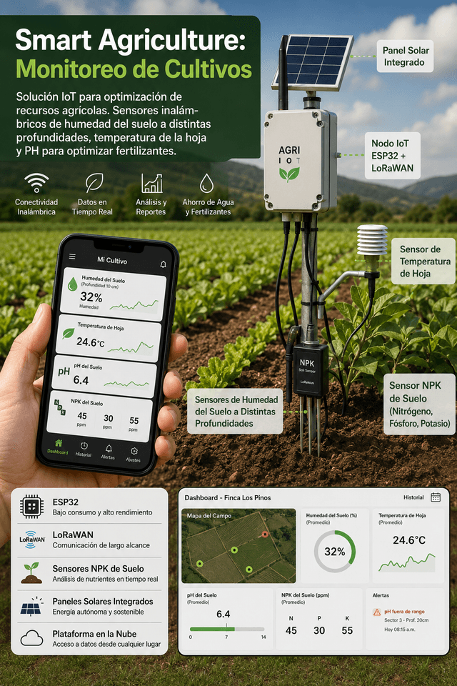 Smart Agriculture: Monitoreo de Cultivos