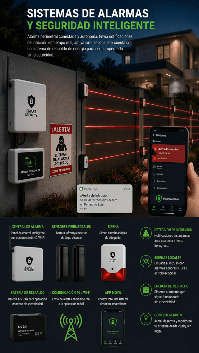 Sistemas de Alarmas y Seguridad Inteligente
