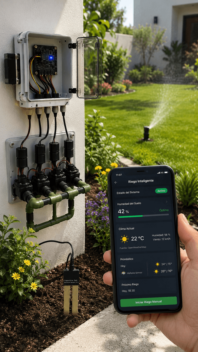 Riego Automático Inteligente para Jardines