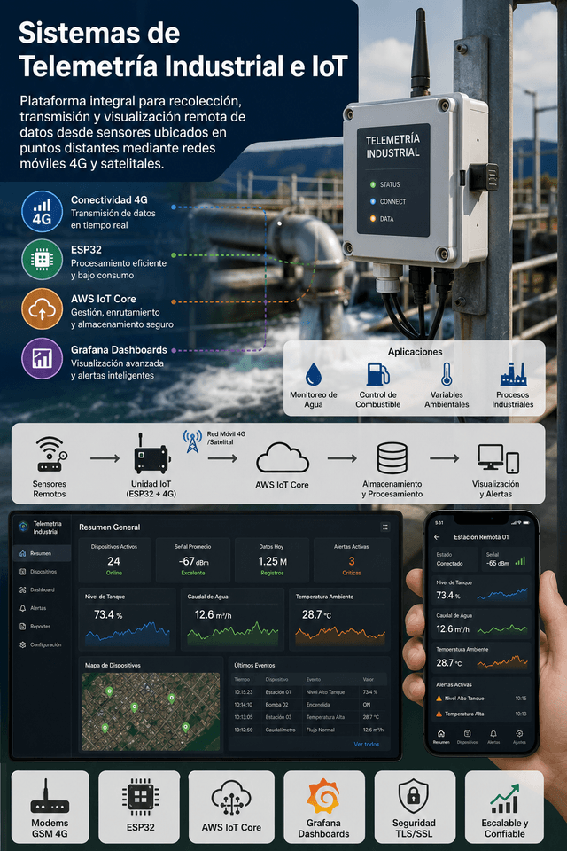 Sistemas de Telemetría Industrial e IoT