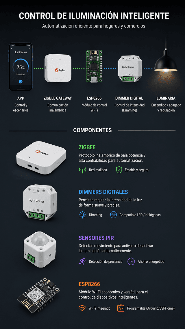 Control de Iluminación Inteligente